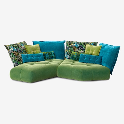 Mathilda sofa fra Bretz er et unikt møbel i bedste kvalitet og håndværk med et hav af designmuligheder