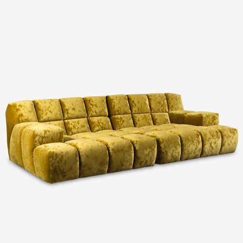 Ocean 7 sofa med chaiselong fra Bretz i bedste kvalitet. Fås i flere farver og tekstiler.